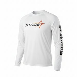 Columbia White Long Sleeve Shirt